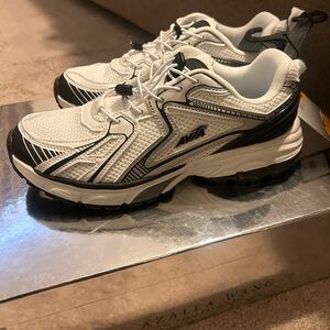 AVIA White and Black Sneakers